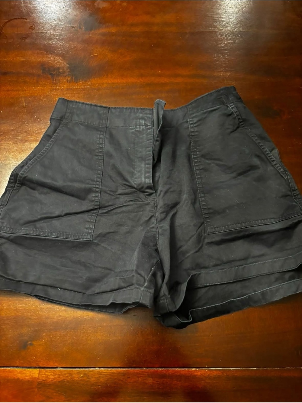 Calvin Klein Black High-Waist Pocket Shorts